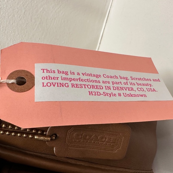 Vintage Coach Brown "Saddle" Bag circa 1970s - Picture 4 of 11